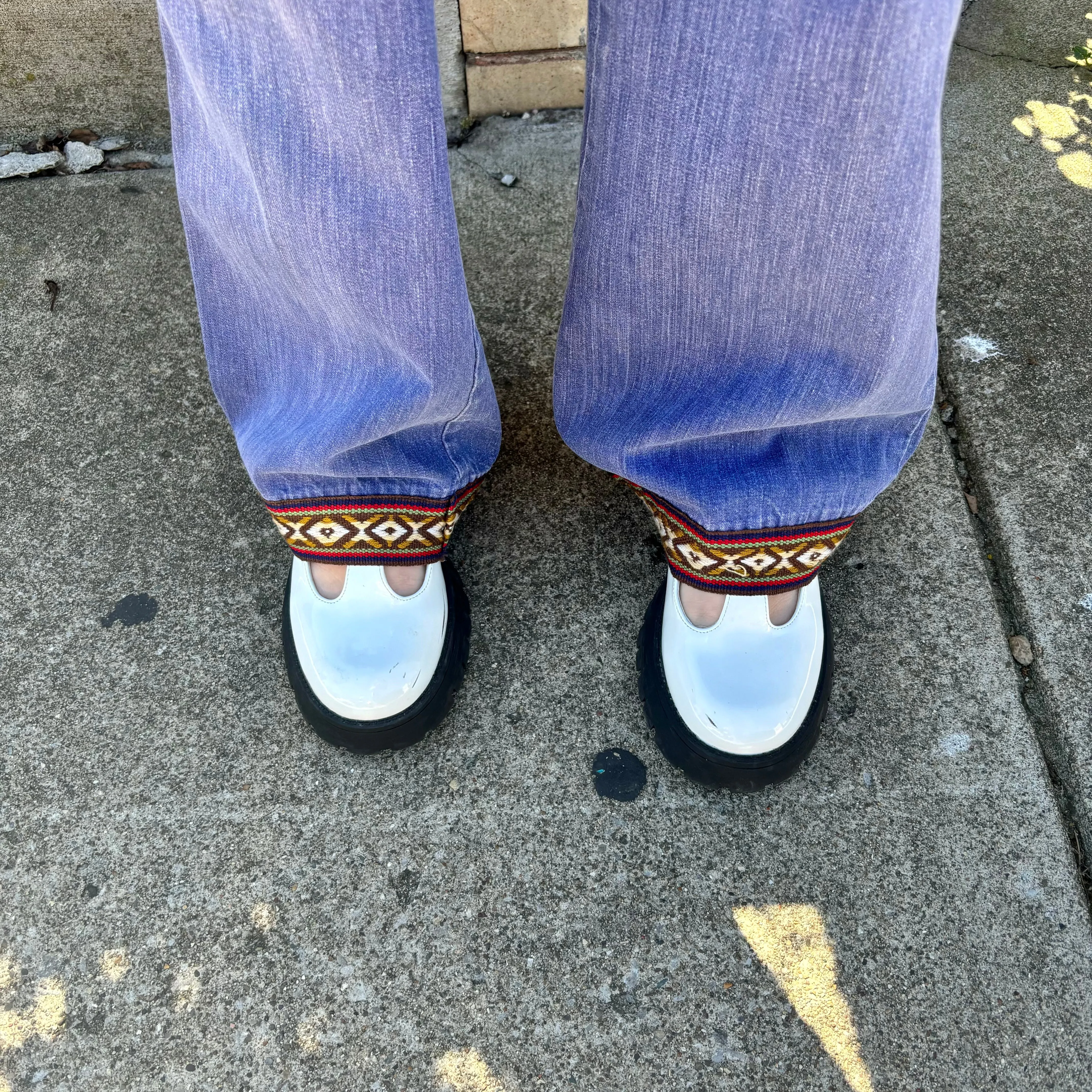 1970’s H.I.S denim w/ Decorative trim