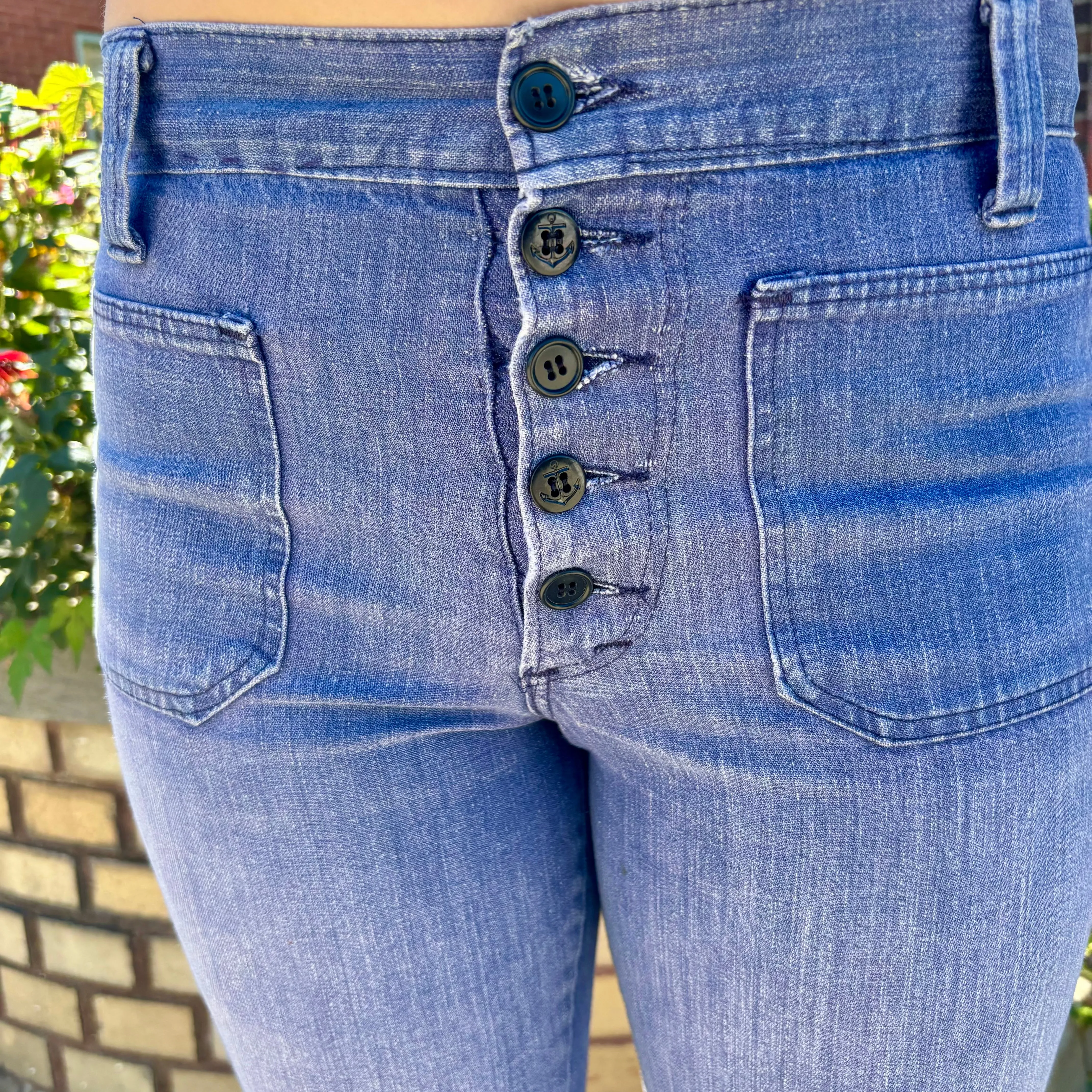 1970’s H.I.S denim w/ Decorative trim