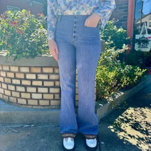 1970’s H.I.S denim w/ Decorative trim