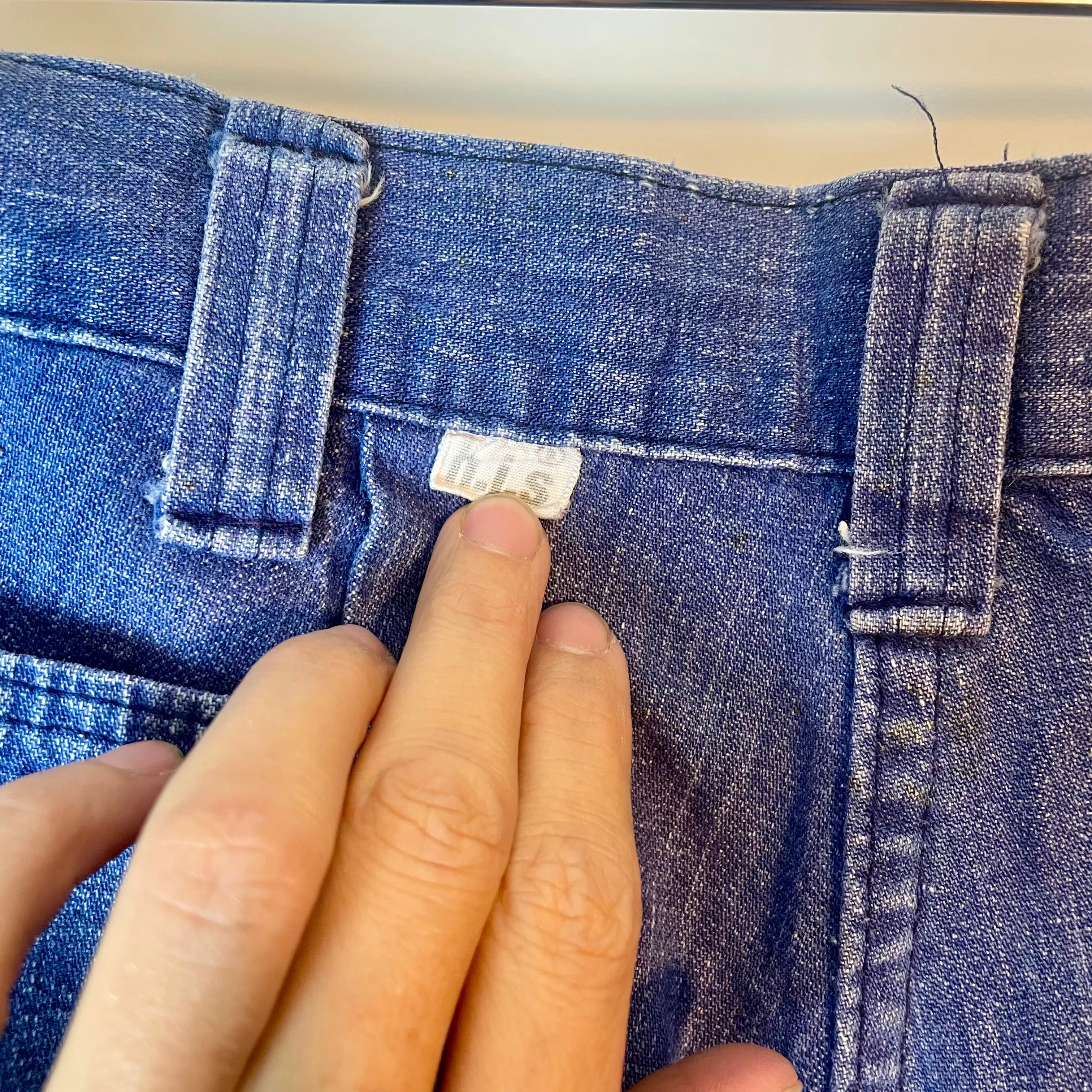 1970’s H.I.S denim w/ Decorative trim