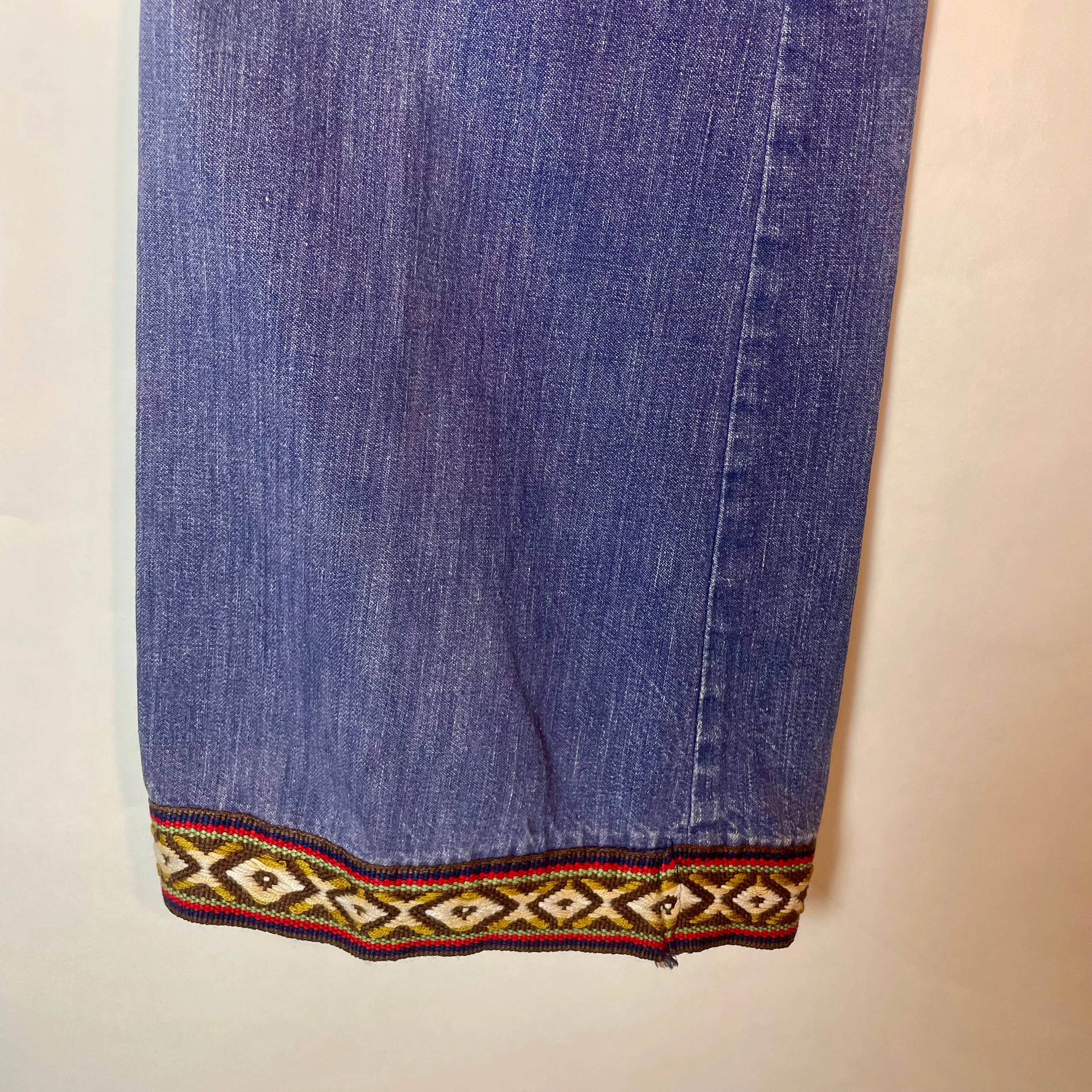 1970’s H.I.S denim w/ Decorative trim