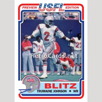 1983T Chicago Blitz RetroCards Set