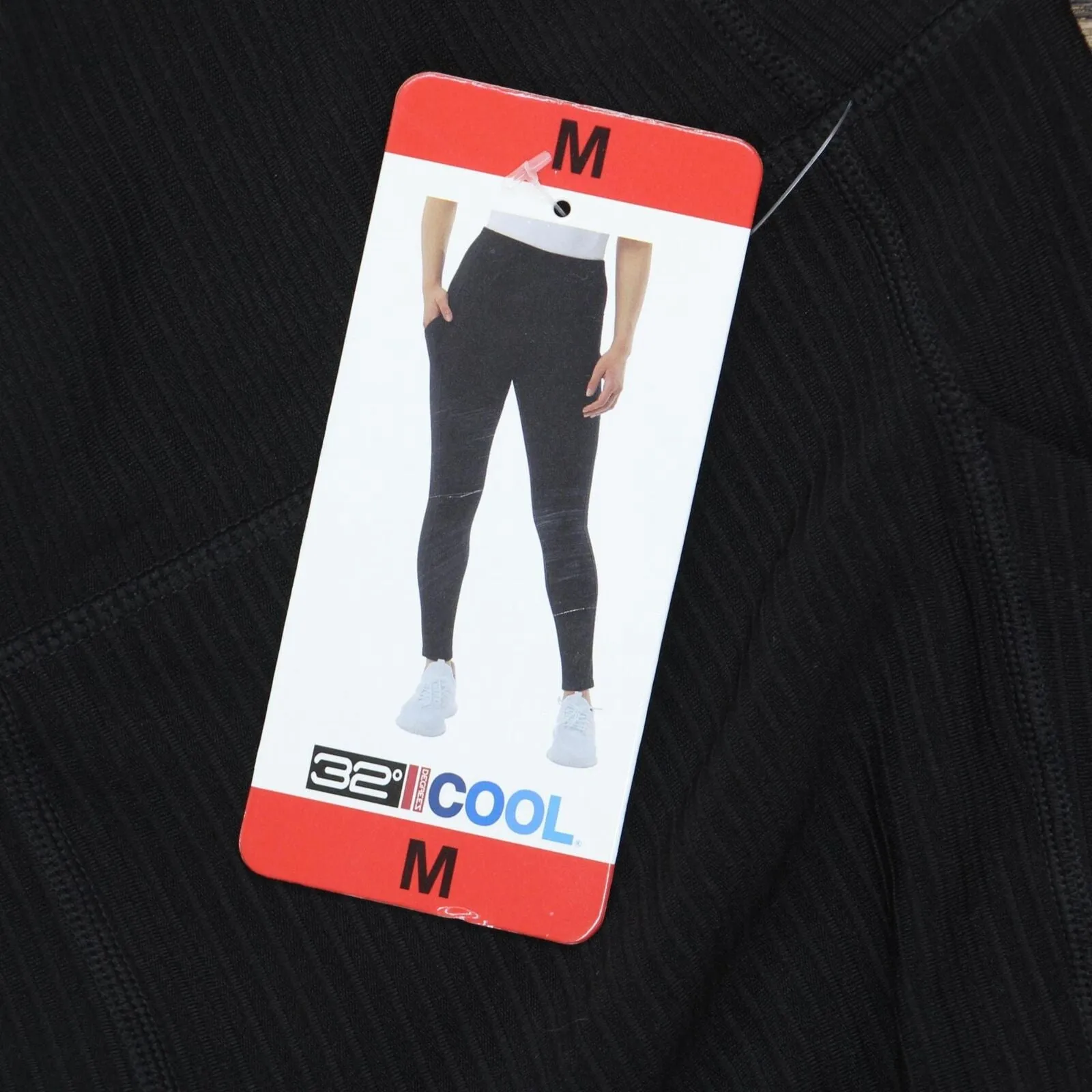 32 Degrees Womens Ladies Cool Ribbed Leggings 1737716