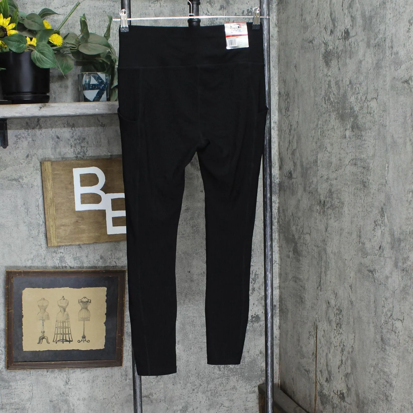 32 Degrees Womens Ladies Cool Ribbed Leggings 1737716