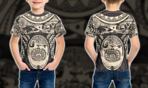 3D A DemiGod Jesus Of Hawaii Tattoo Kid Tshirt QT205343