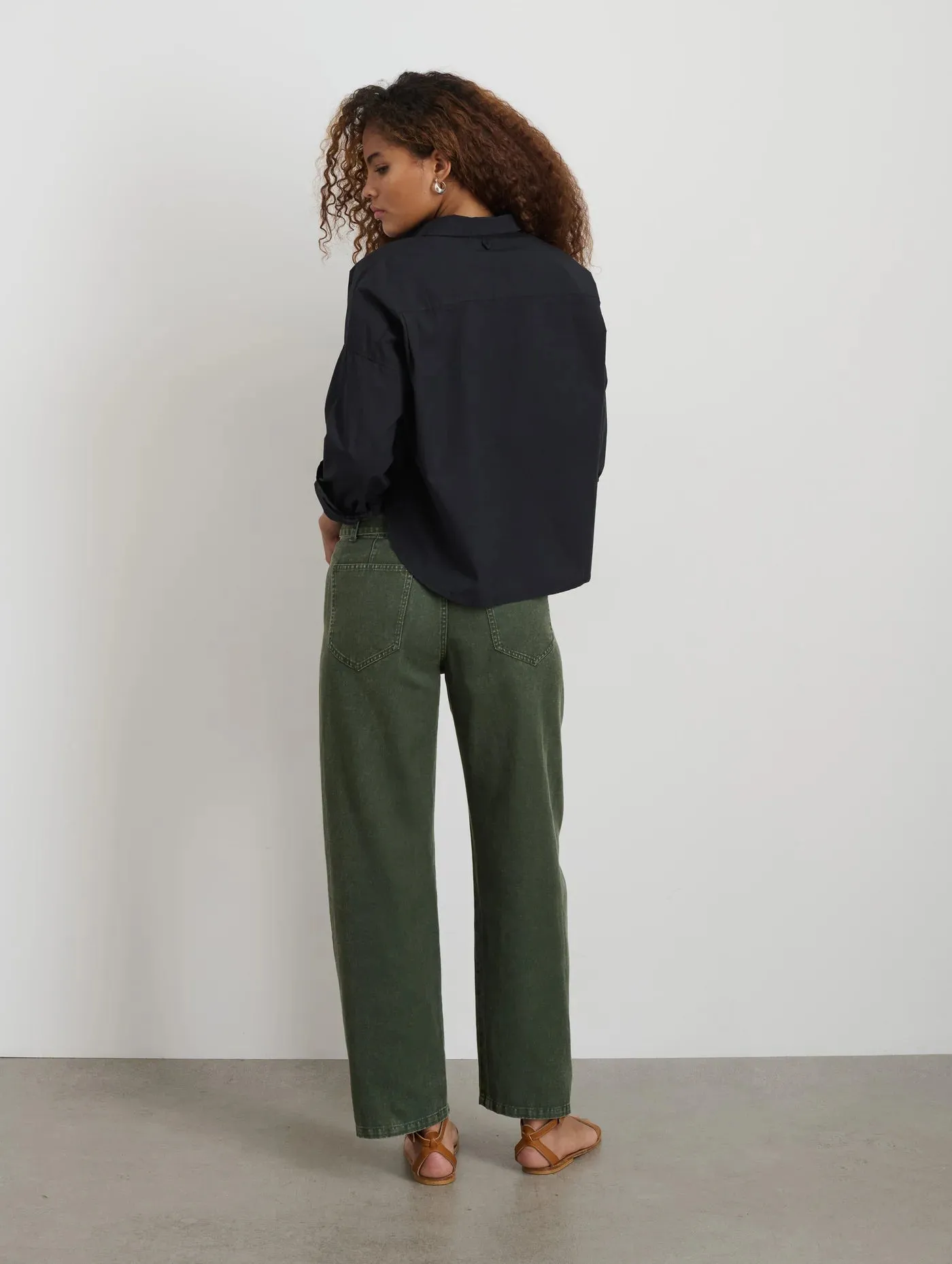 9th Street Pant in Cotton Twill - Duffle Bag