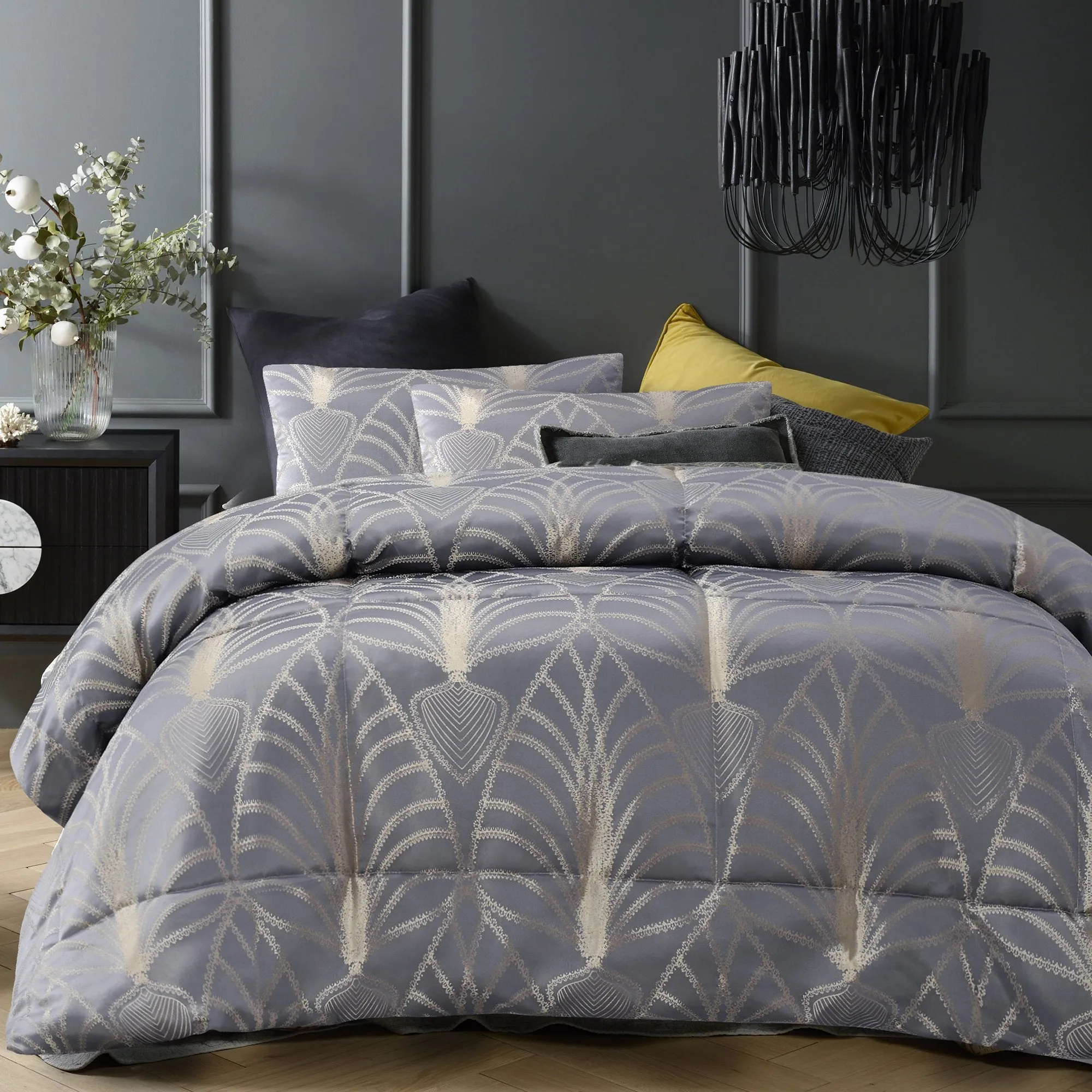 Accessorize Chicago Jacquard Quilt Cover Sets