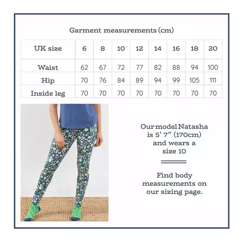 Adult Lytchett Leggings Bumble Blooms - size 18
