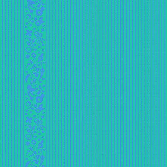 Alison Glass - Ellipse - Oval Stripe - Forget-me-not
