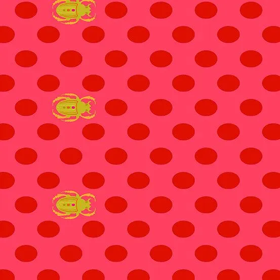 Alison Glass - Ellipse - Scarab Dot - Cardinal