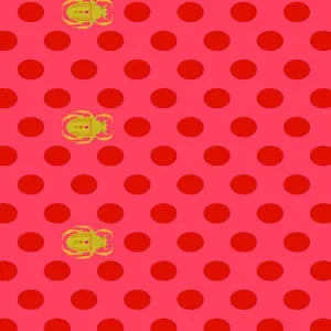 Alison Glass - Ellipse - Scarab Dot - Cardinal