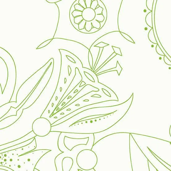 Alison Glass - Sunprints 2022 Luminance - Carved - Jungle