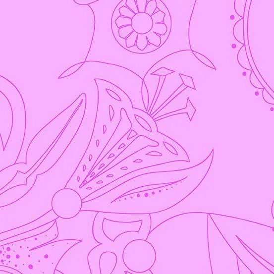 Alison Glass - Sunprints 2022 Luminance - Carved - Lilac