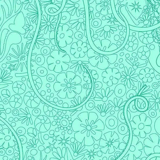 Alison Glass - Sunprints 2022 Luminance - Depths - Mint