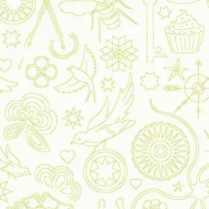 Alison Glass - Sunprints 2022 Luminance - Embroidery - Moss