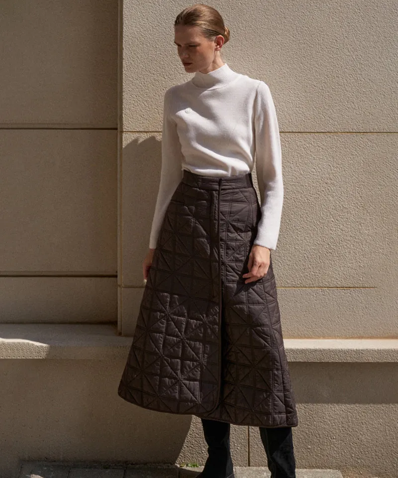 Anell Golf Basic Long Padded Skirt - Deep Brown