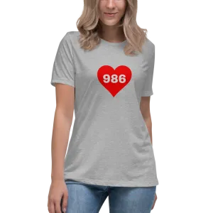 AREA CODE 986 Women's Relaxed T-Shirt