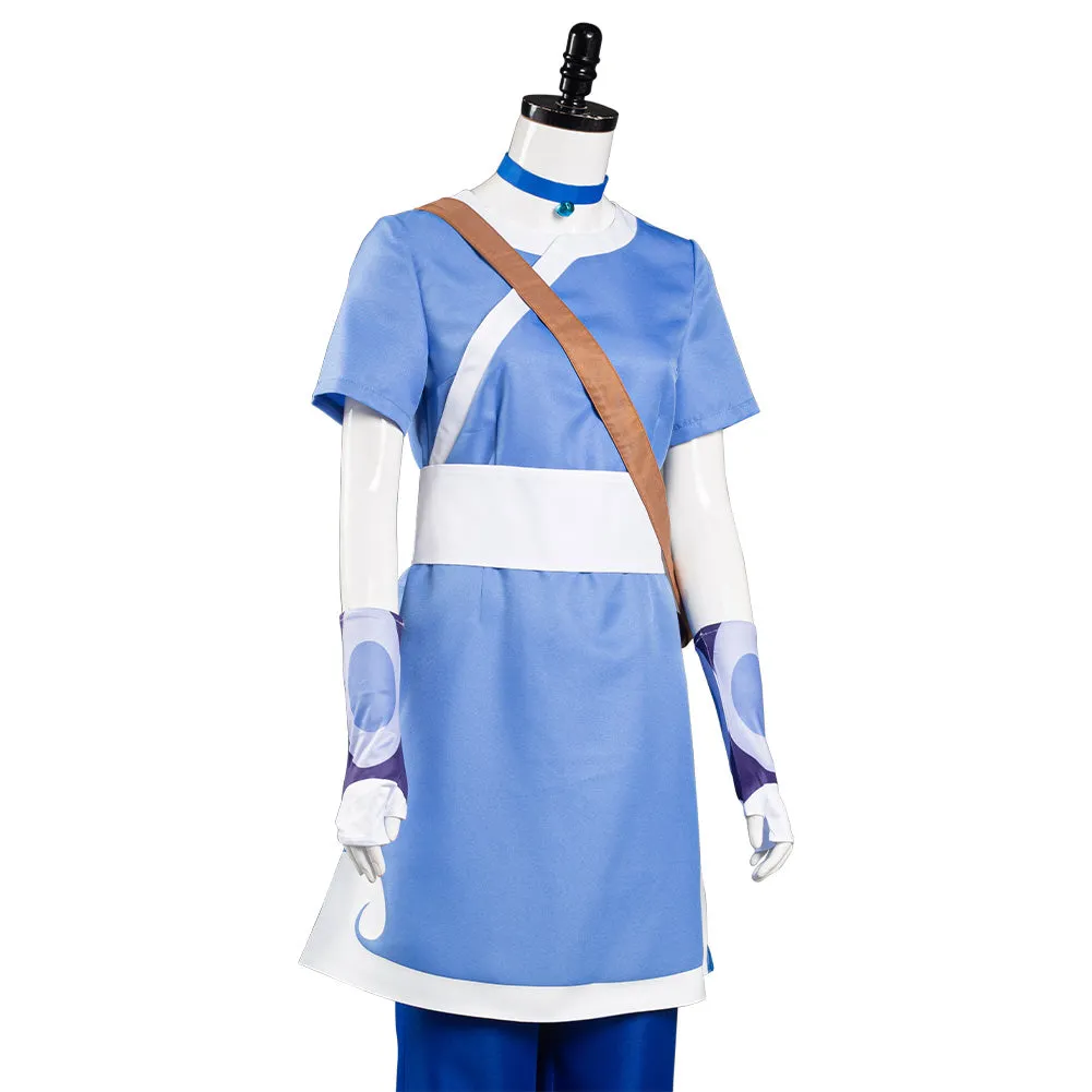 Avatar: The Last Airbender Katara Cosplay Costume Halloween Carnival Suit