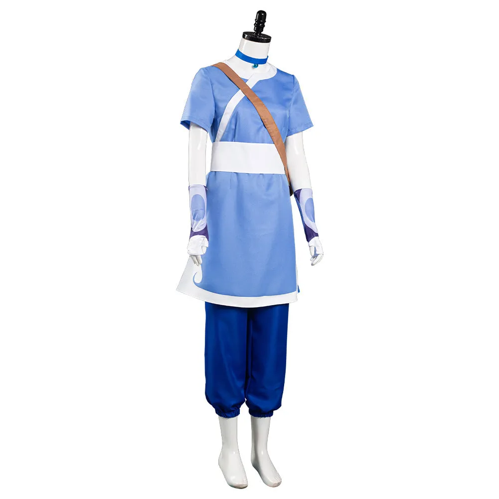 Avatar: The Last Airbender Katara Cosplay Costume Halloween Carnival Suit