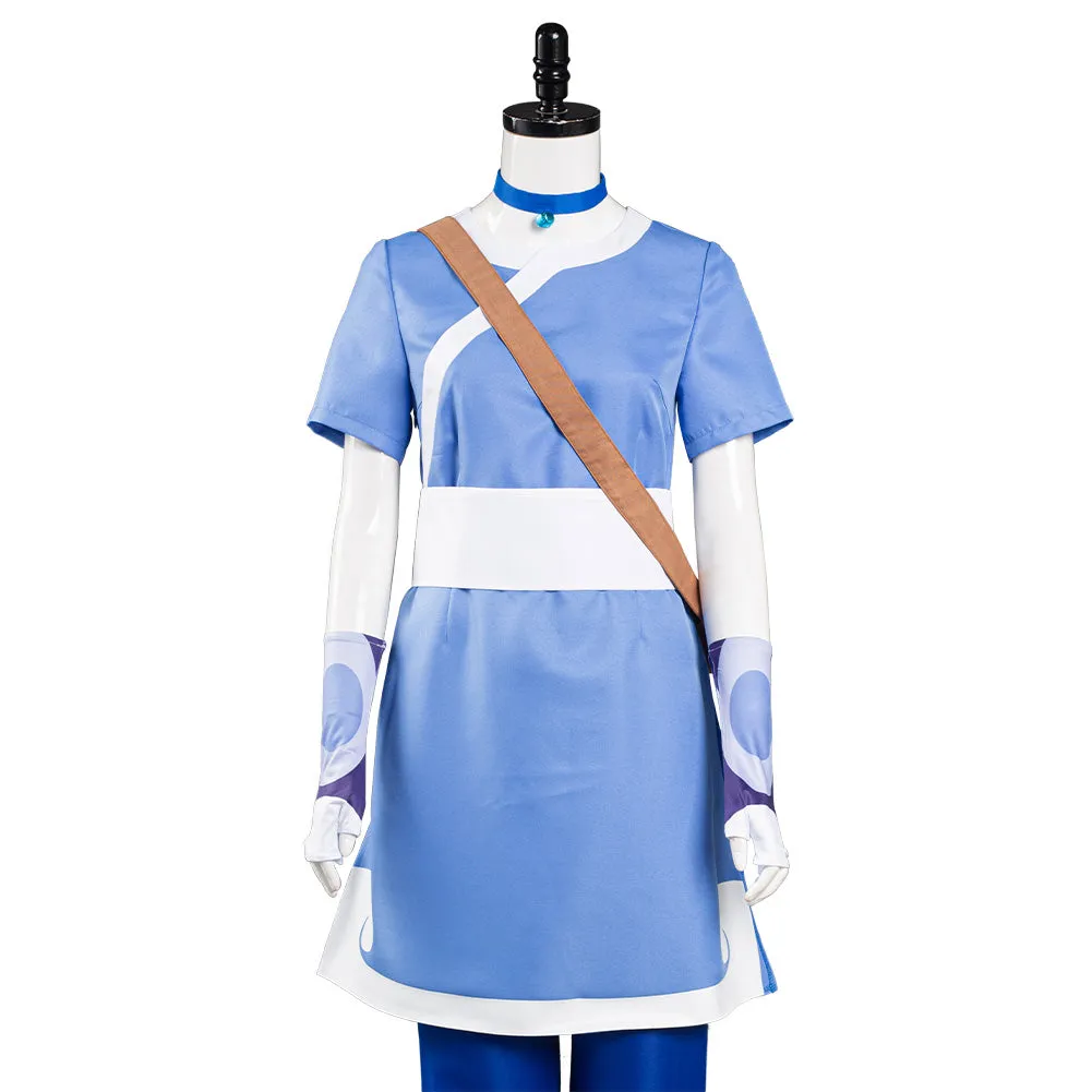 Avatar: The Last Airbender Katara Cosplay Costume Halloween Carnival Suit