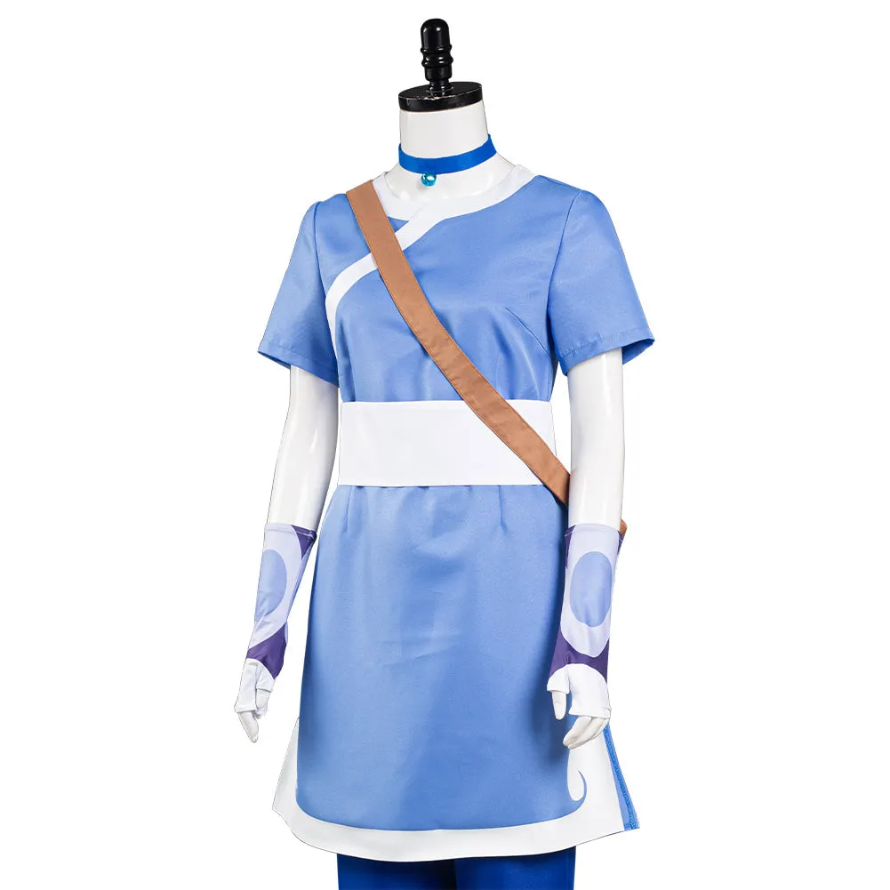 Avatar: The Last Airbender Katara Cosplay Costume Halloween Carnival Suit