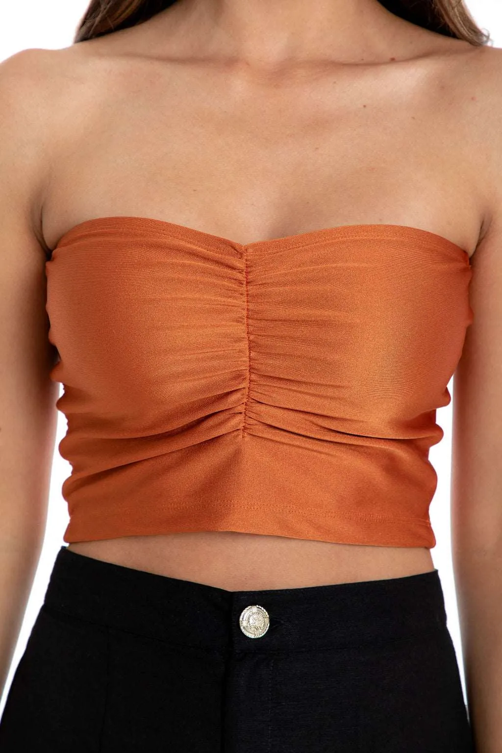 B021 Basic Bandeau Top - Copper
