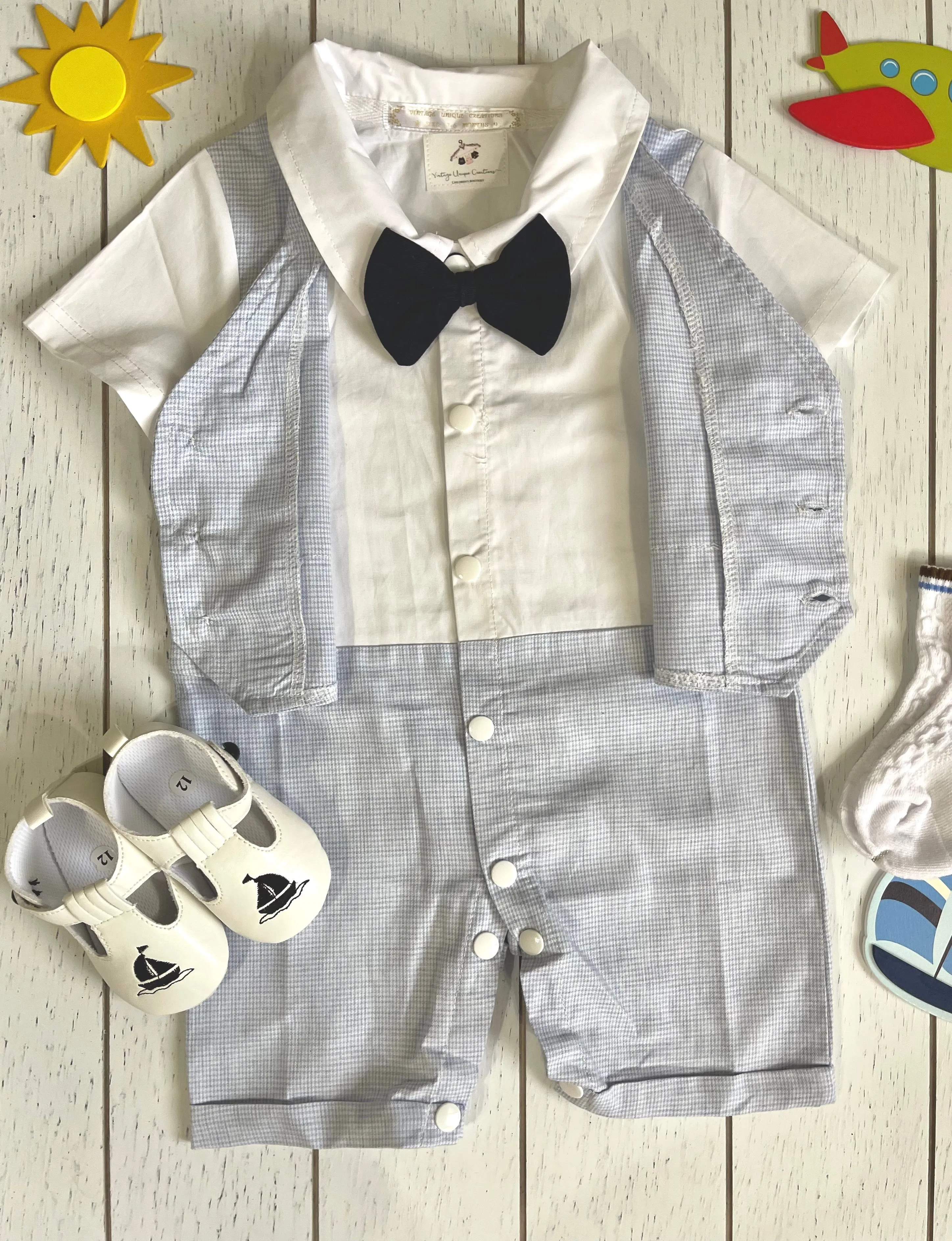 Baby Gentleman Suit Boy Romper