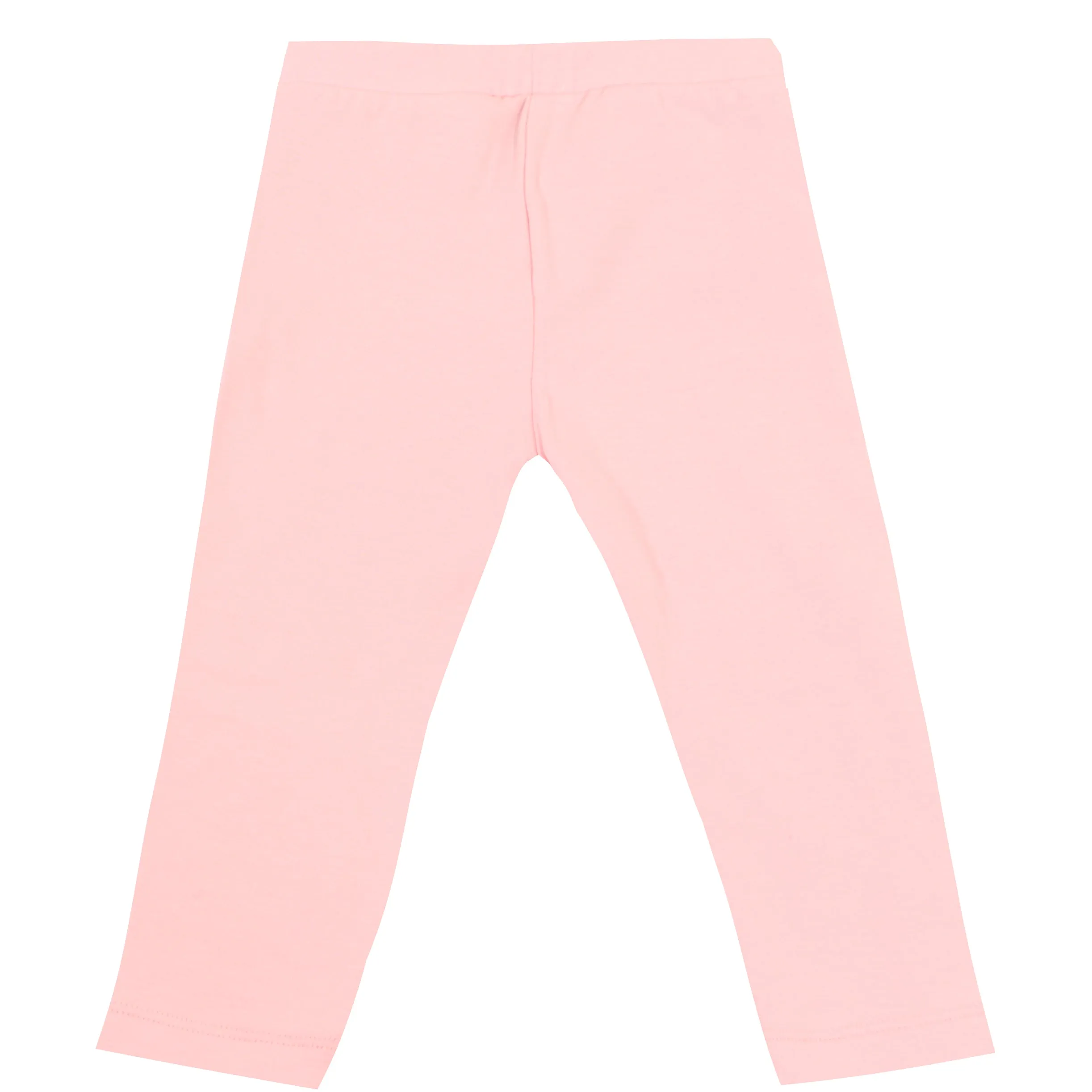 Baby Girl Leggings With Logo - Rose