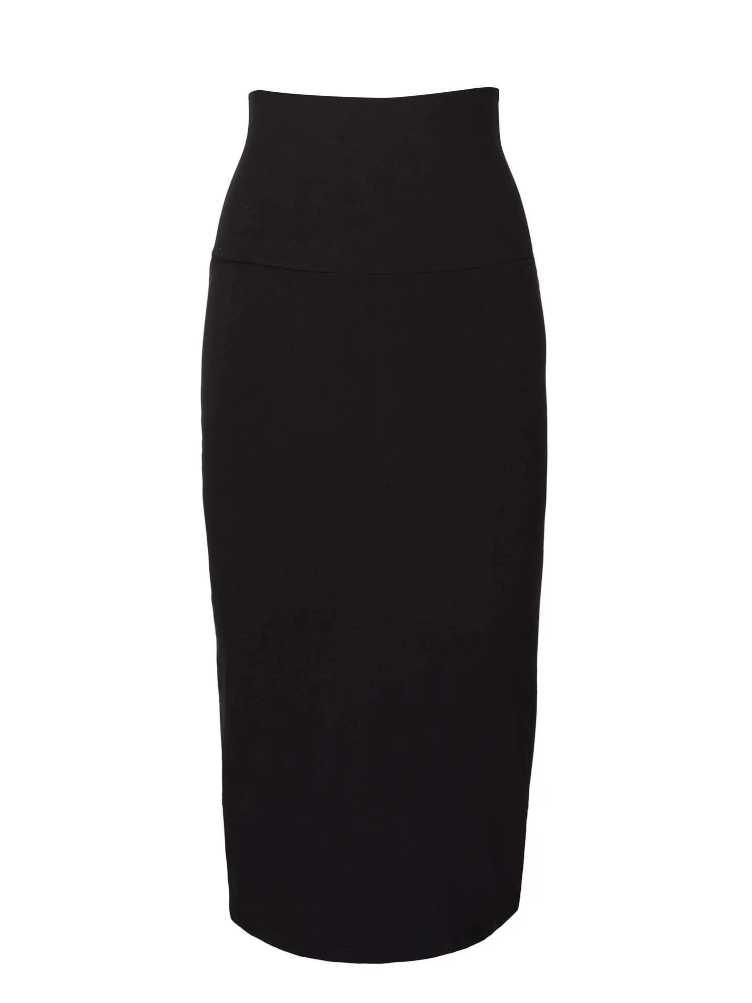 Bamboo Midi Tube Skirt - Black