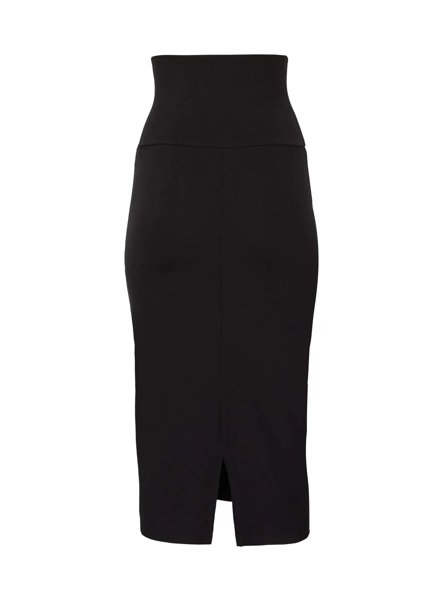 Bamboo Midi Tube Skirt - Black