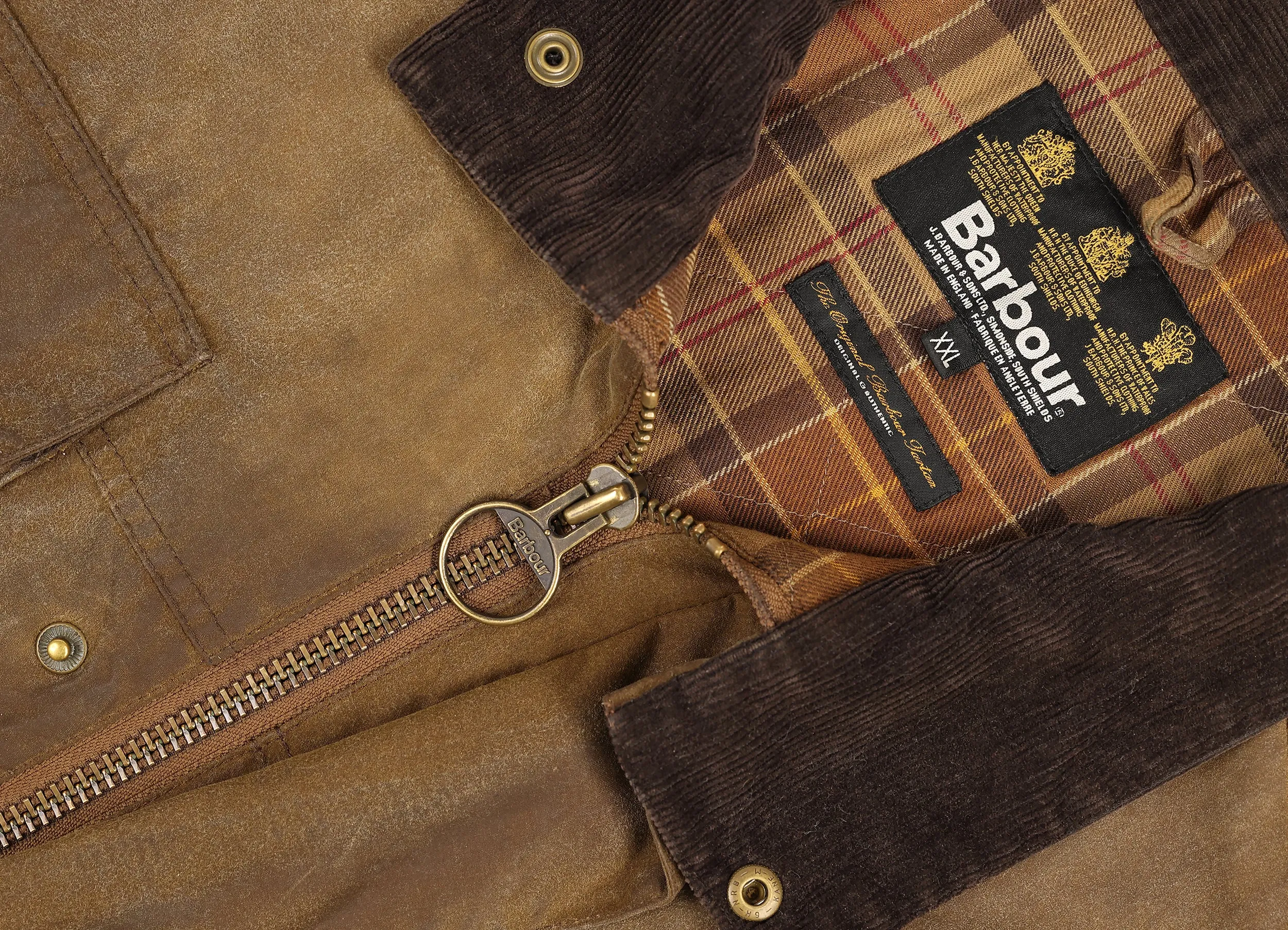 Barbour Trooper Wax Jacket - Brown - XXL