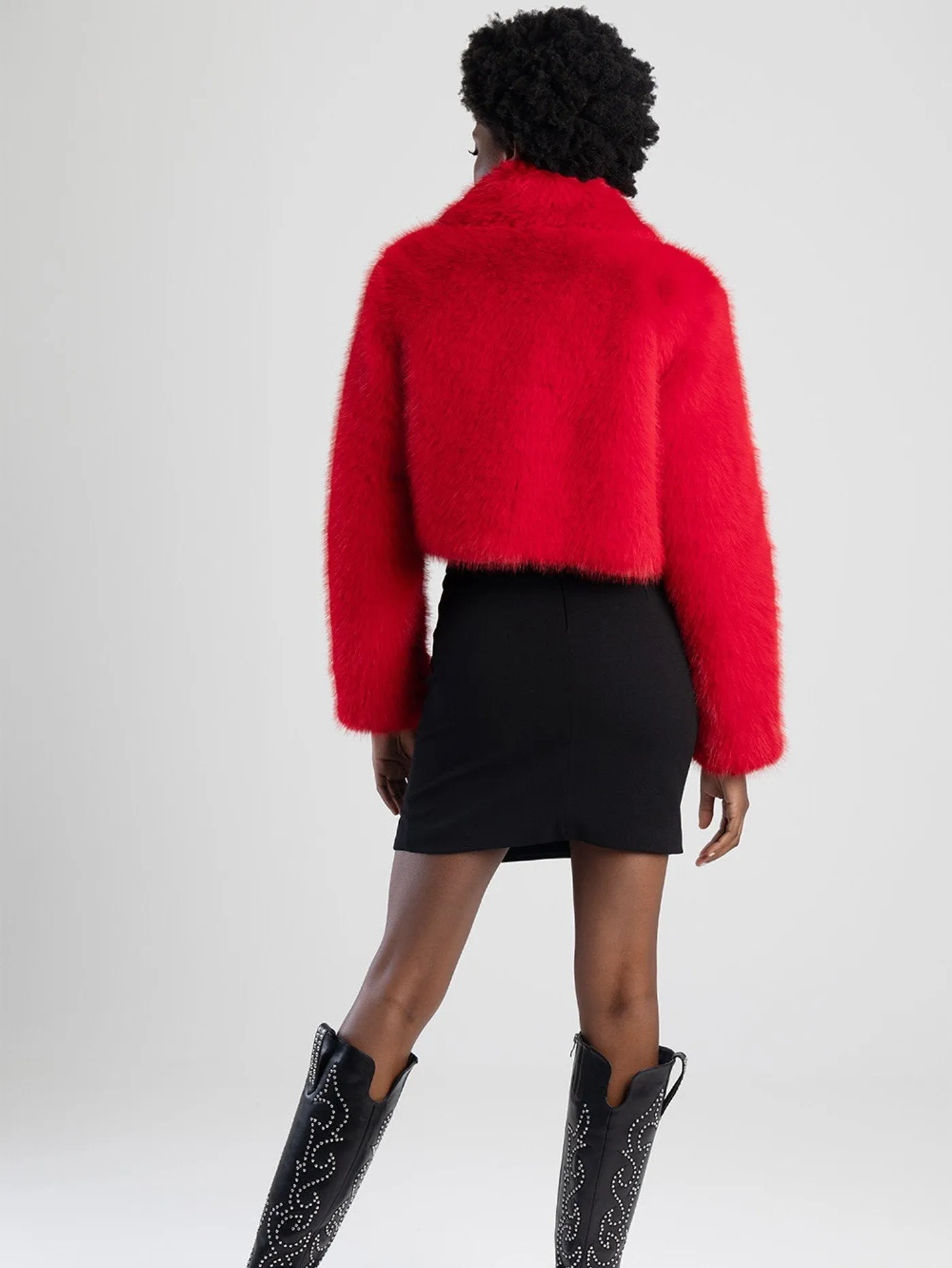 Basic Skirt With Bling Trim - Black