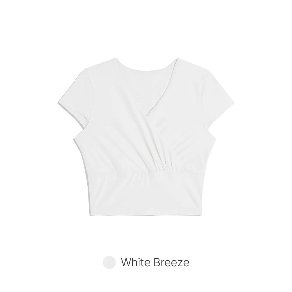 Be-Free Cap Sleeve Wrap Longline Bra