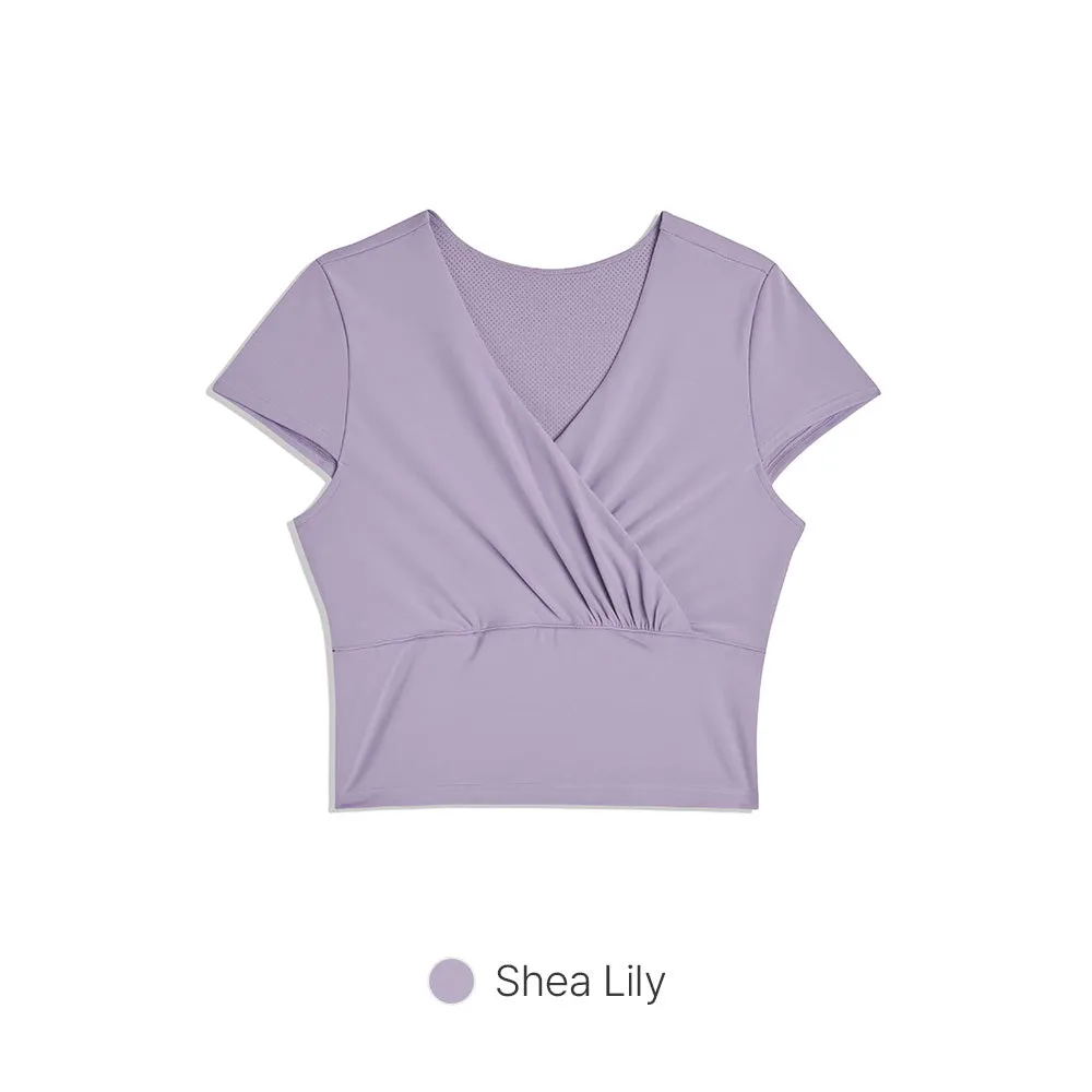 Be-Free Cap Sleeve Wrap Longline Bra