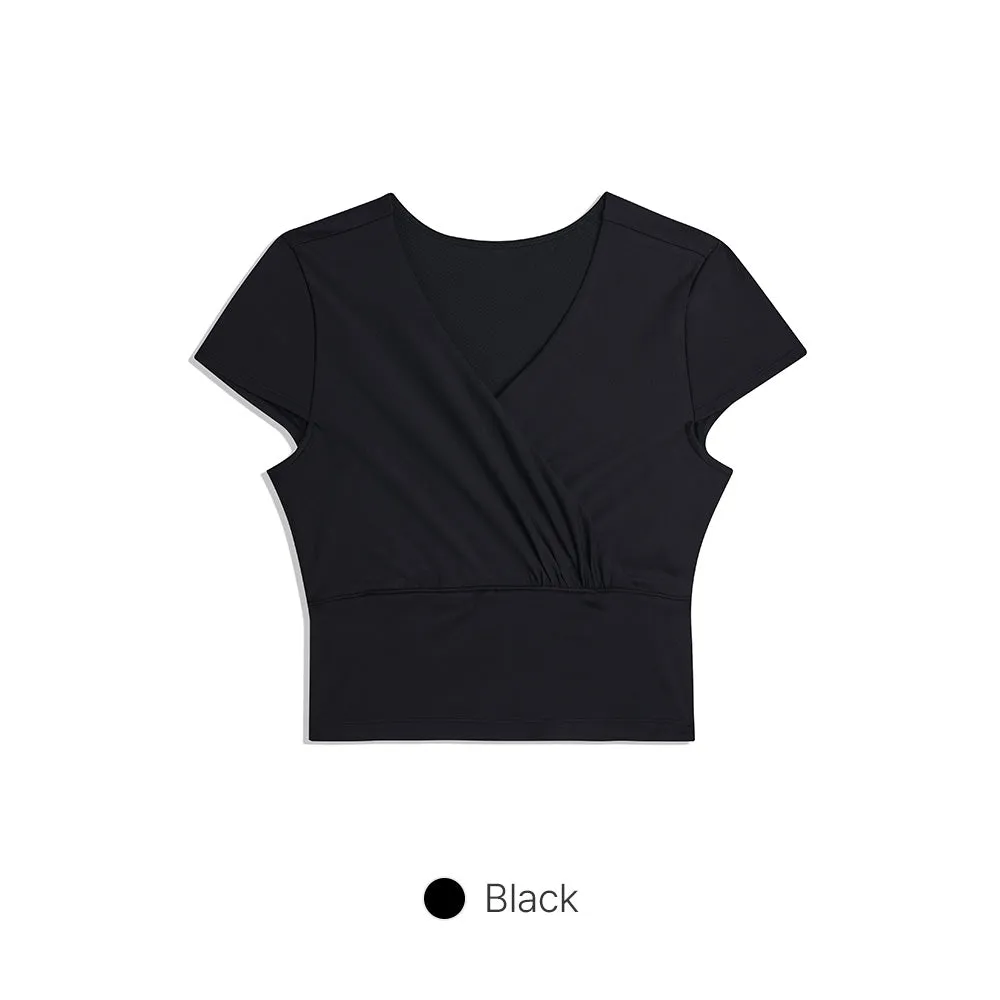 Be-Free Cap Sleeve Wrap Longline Bra