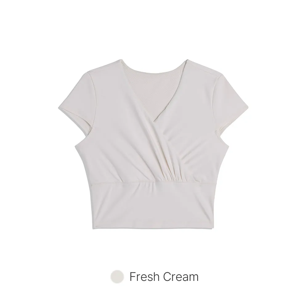 Be-Free Cap Sleeve Wrap Longline Bra