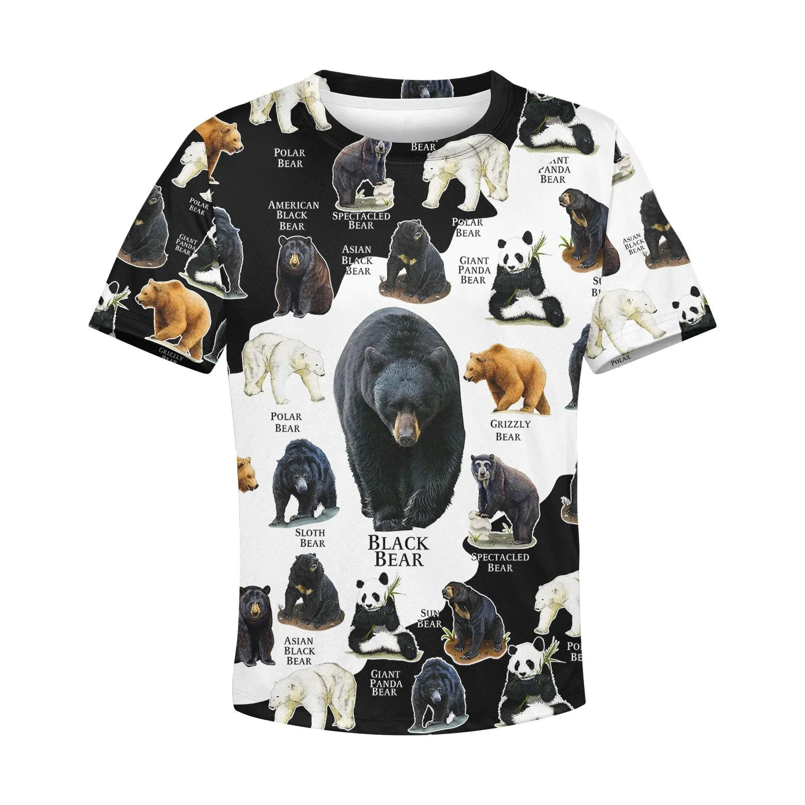Bear Of The World 3D For Kids Hoodie
