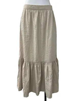 Beige Basic Flare Skirt TCL