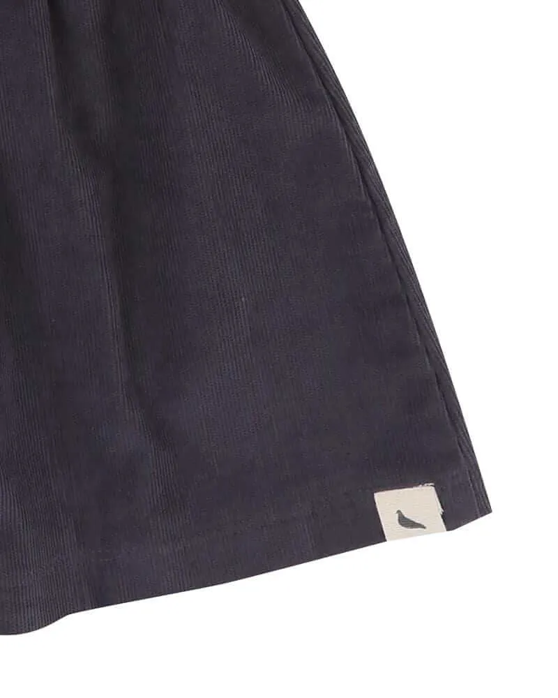 Black Corduroy Bracer Skirt
