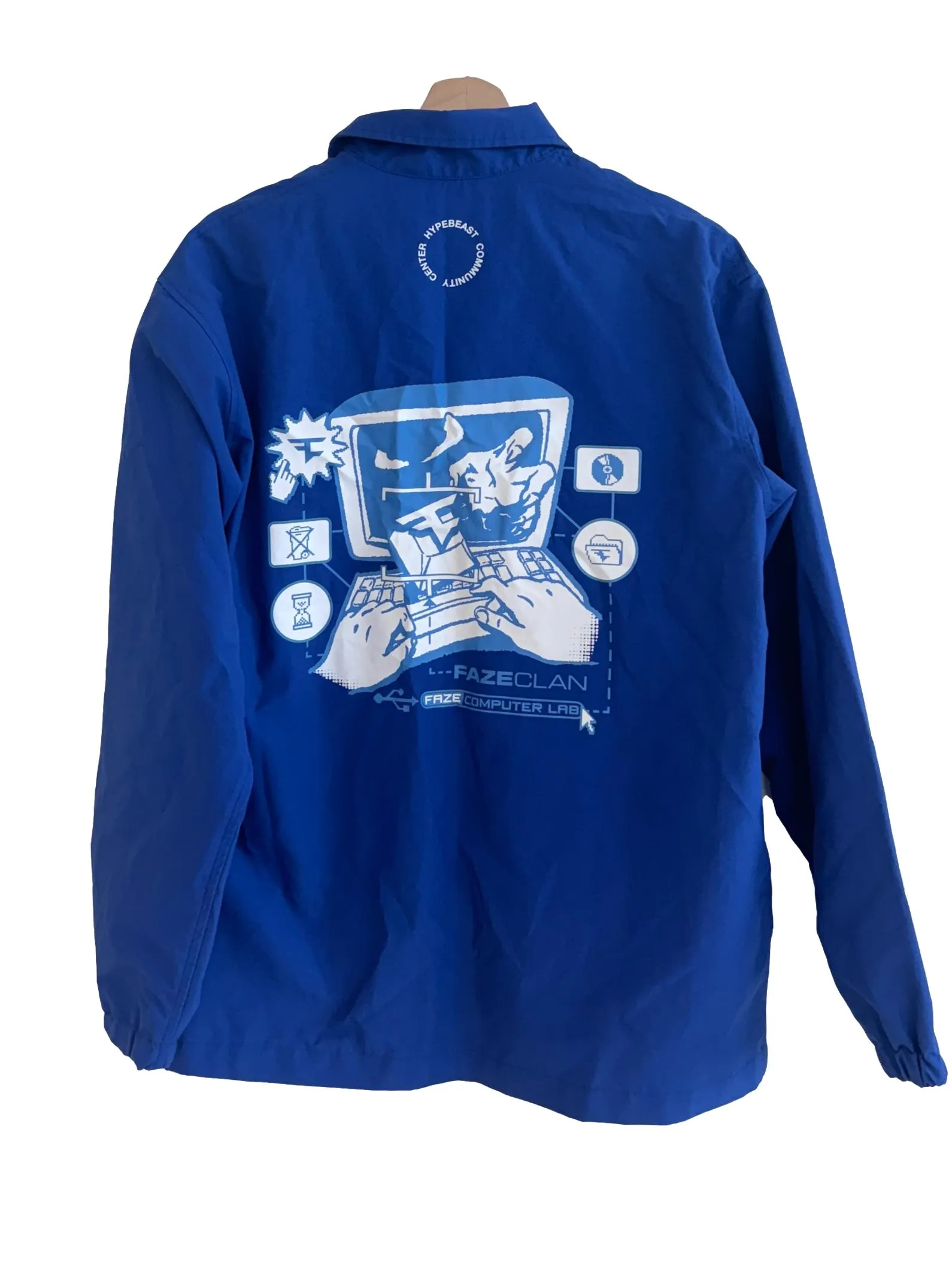 Blue Button Jacket