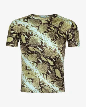 Blue Garter Snake Tee