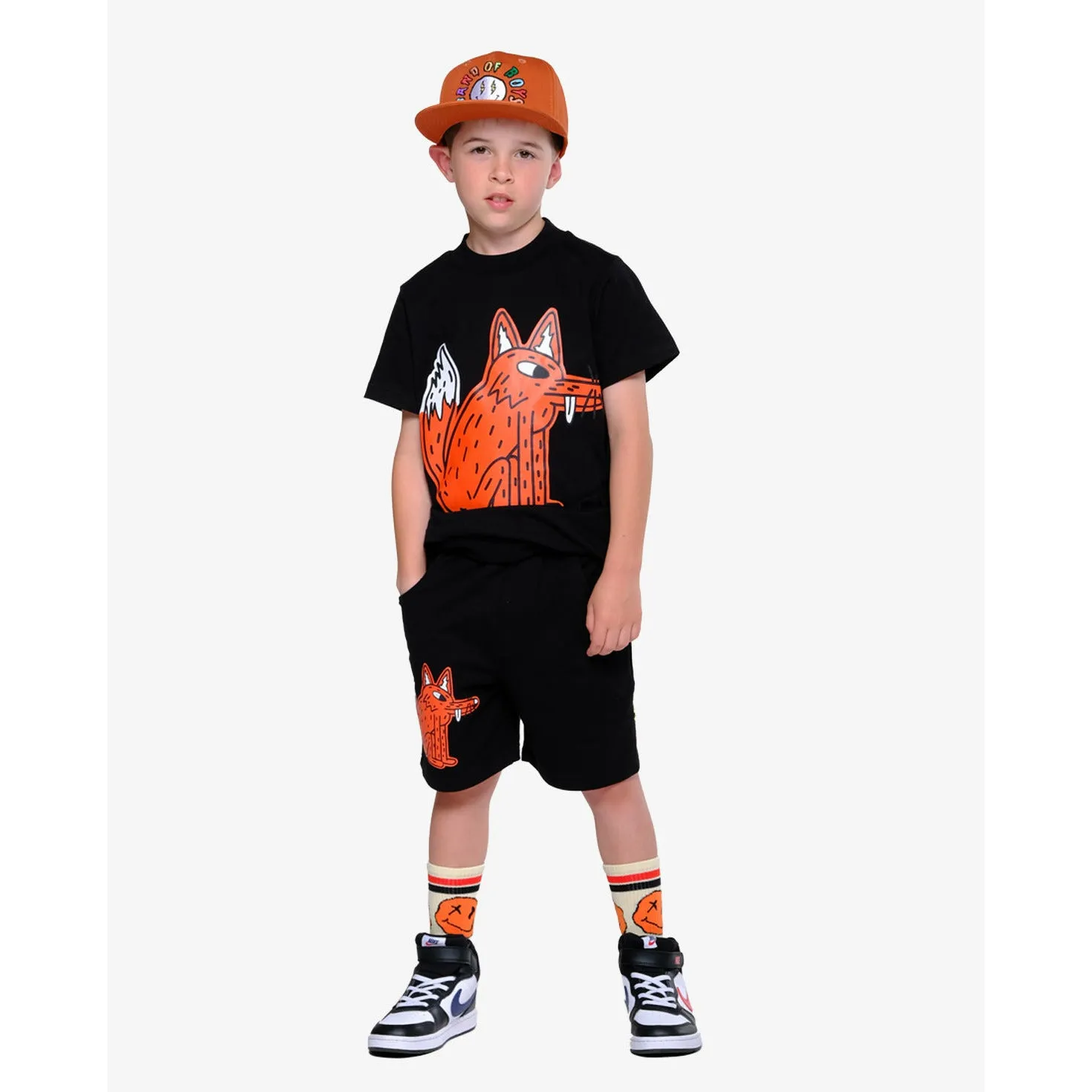 BOB Shorts Mr Fox Black
