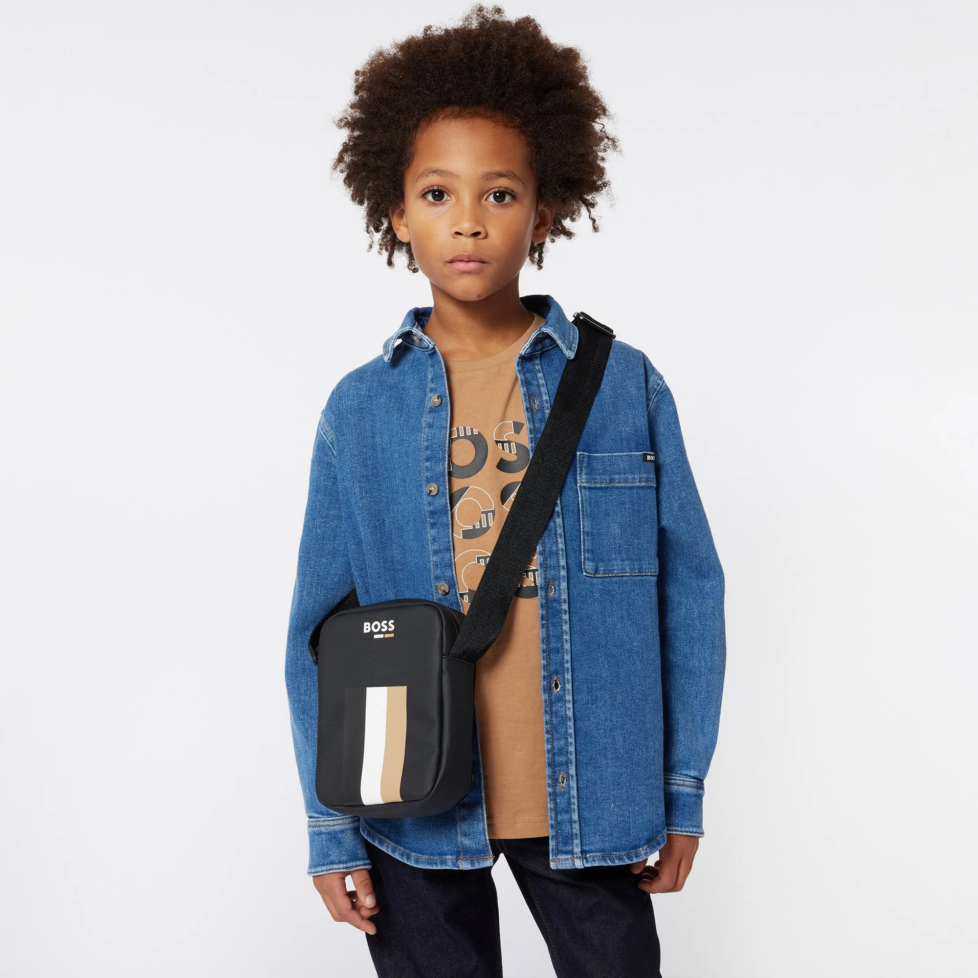 Boys Brown Short Sleeve T-shirt
