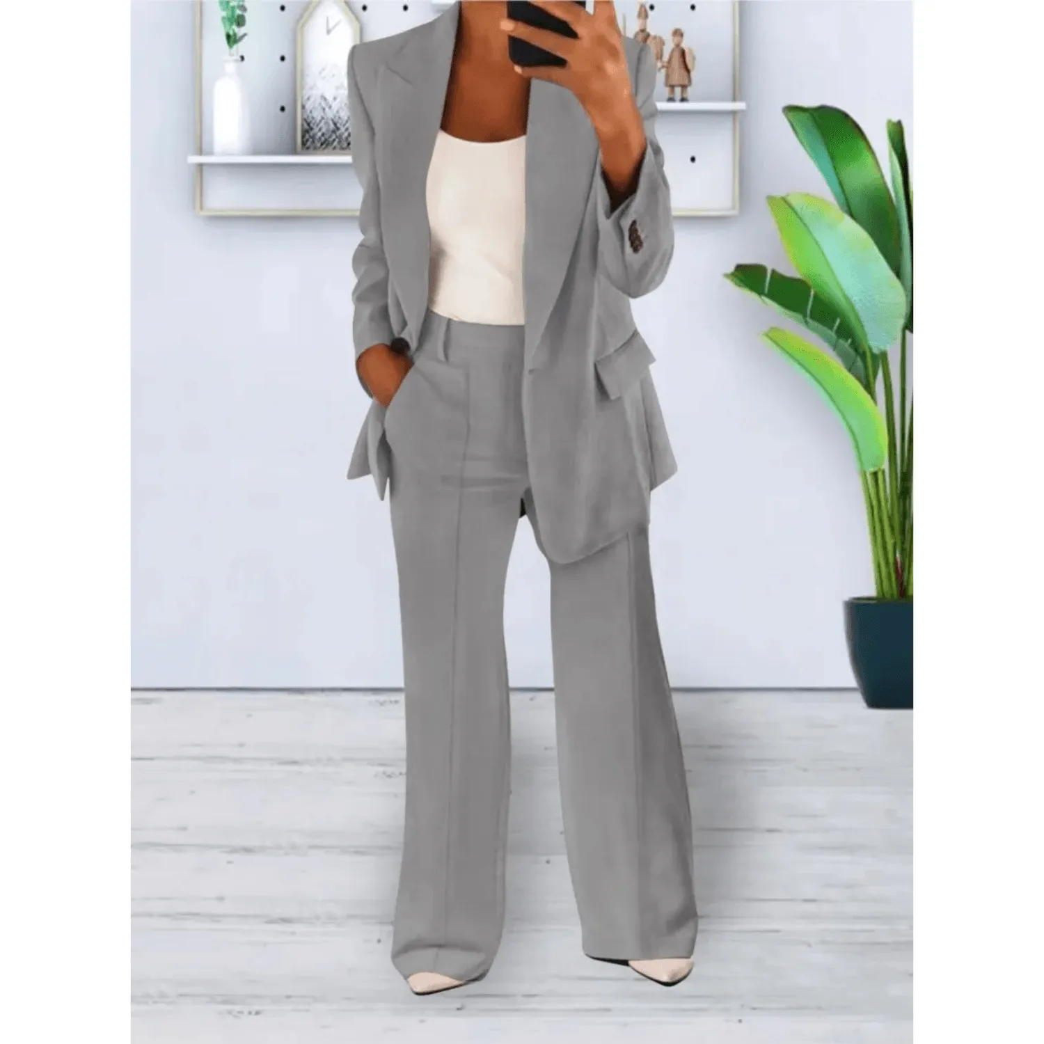 Brigitta | Casual Blazer & Pants Set