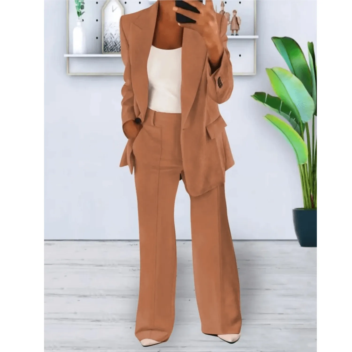 Brigitta | Casual Blazer & Pants Set