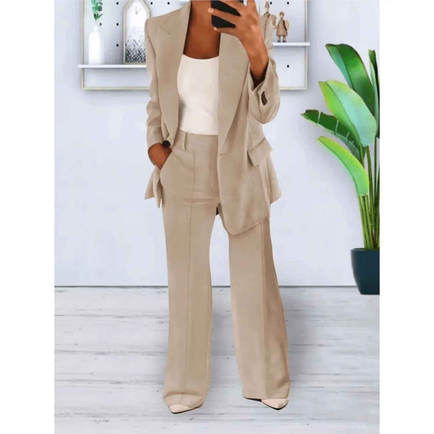 Brigitta | Casual Blazer & Pants Set