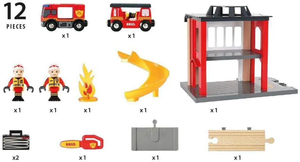 Brio Rescue Fire Station