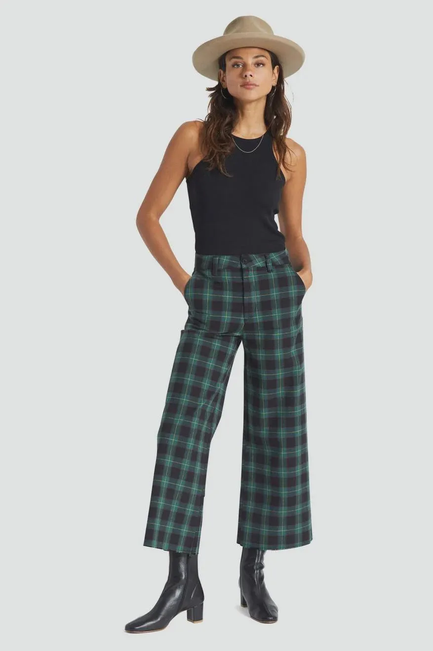 Brixton Victory Wide Leg Pant EMERALD