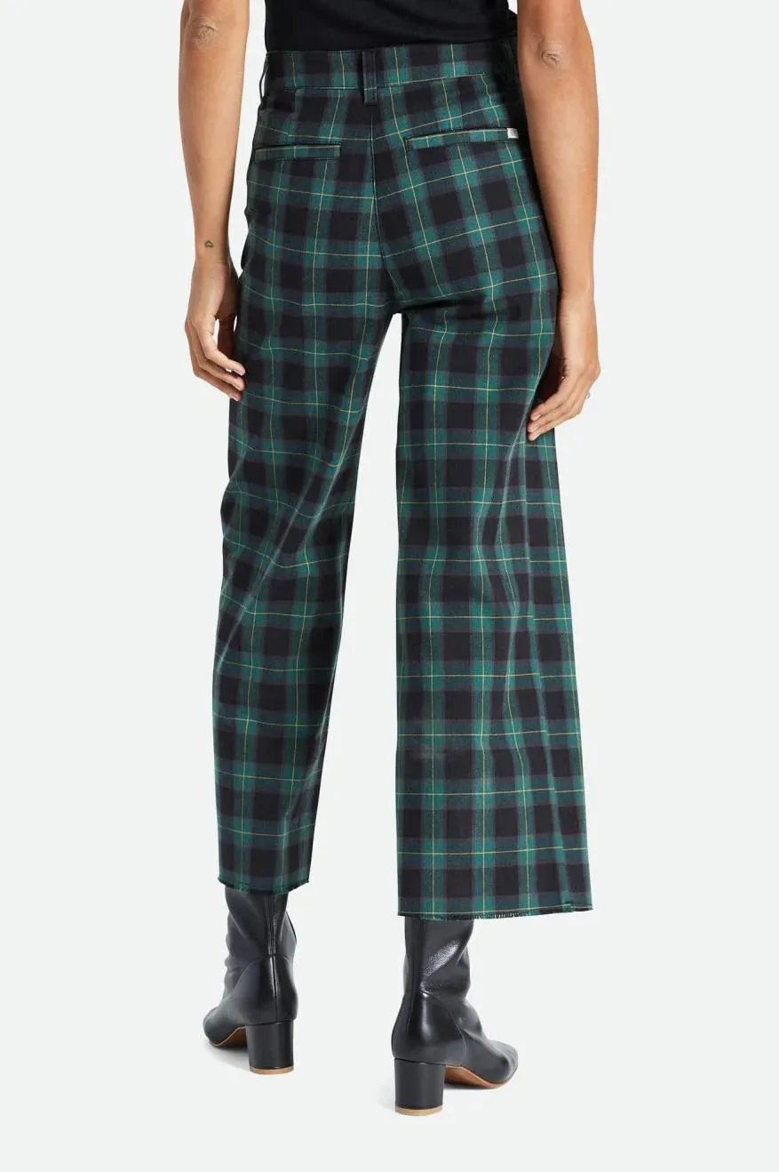 Brixton Victory Wide Leg Pant EMERALD
