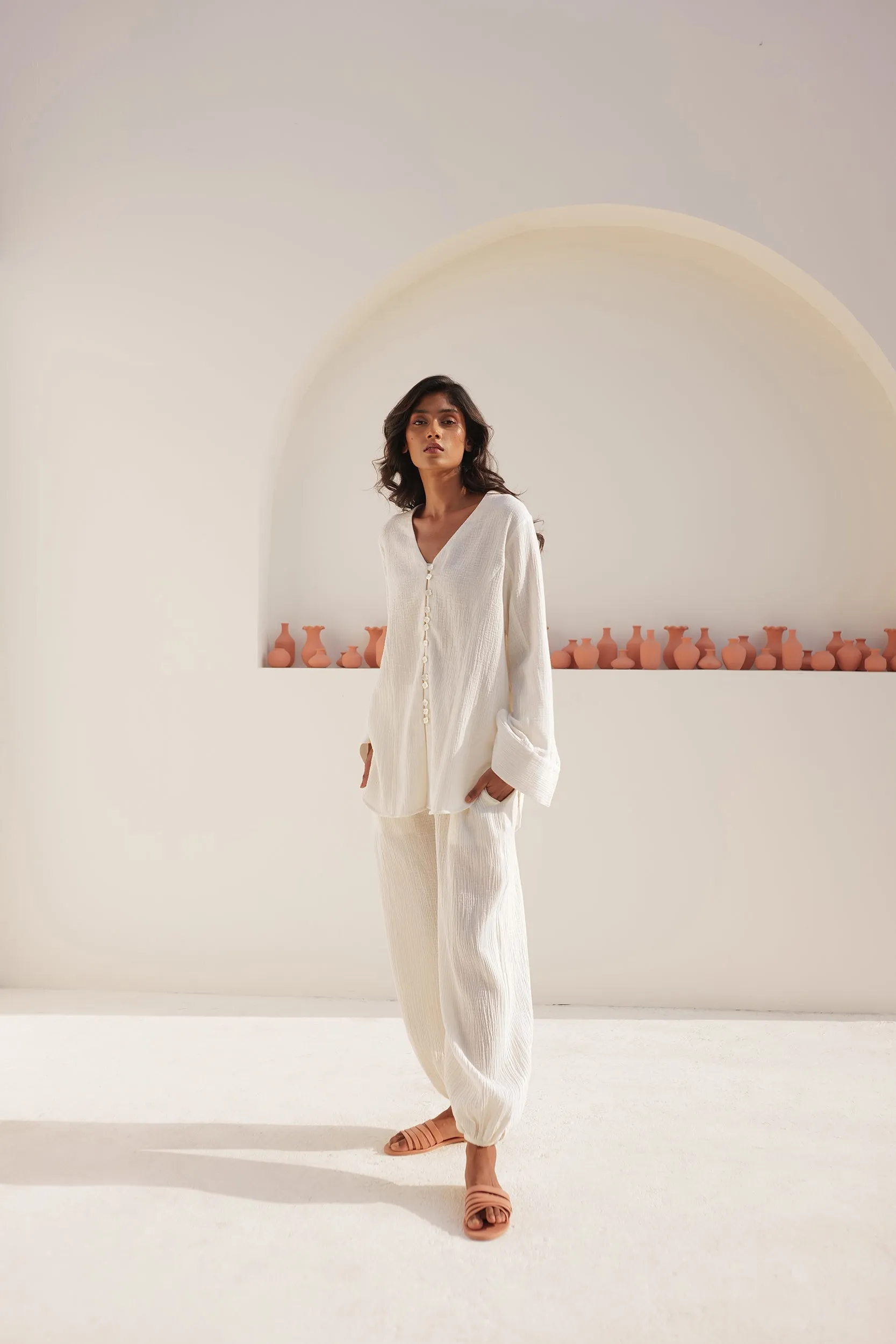 Budapest Top (Ivory)